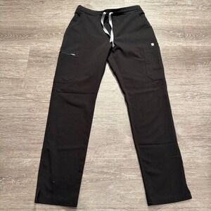 Figs Black Cargo Pants
